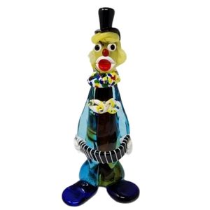 Murano Italian Glass Clown Figurine Vtg